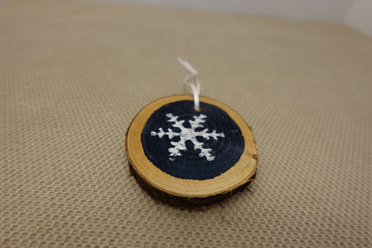 Wood Slice Christmas Ornaments