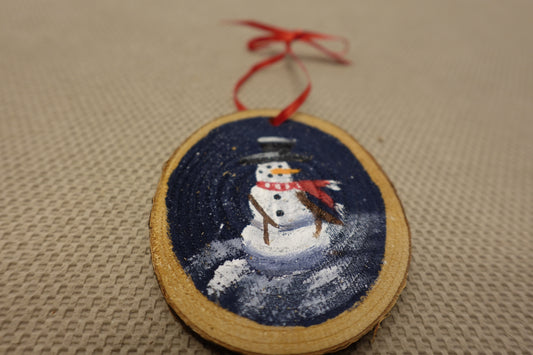 Wood Slice Christmas Ornaments