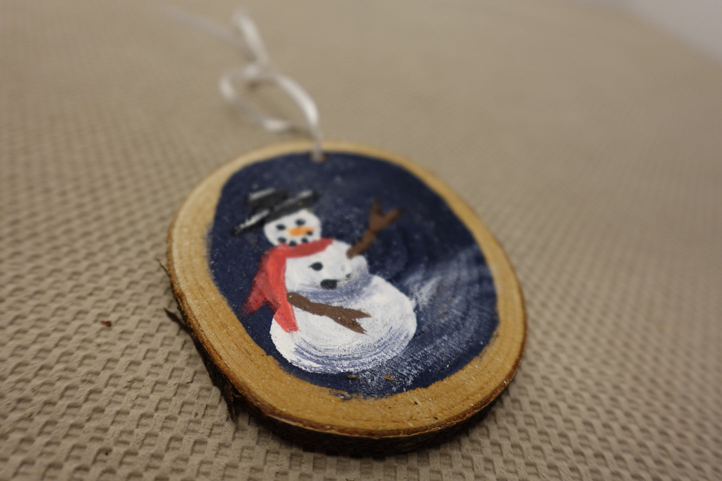 Wood Slice Christmas Ornaments