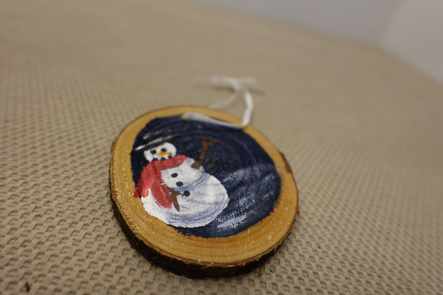 Wood Slice Christmas Ornaments