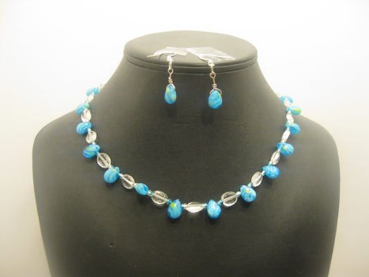 Earrings and Necklace Set