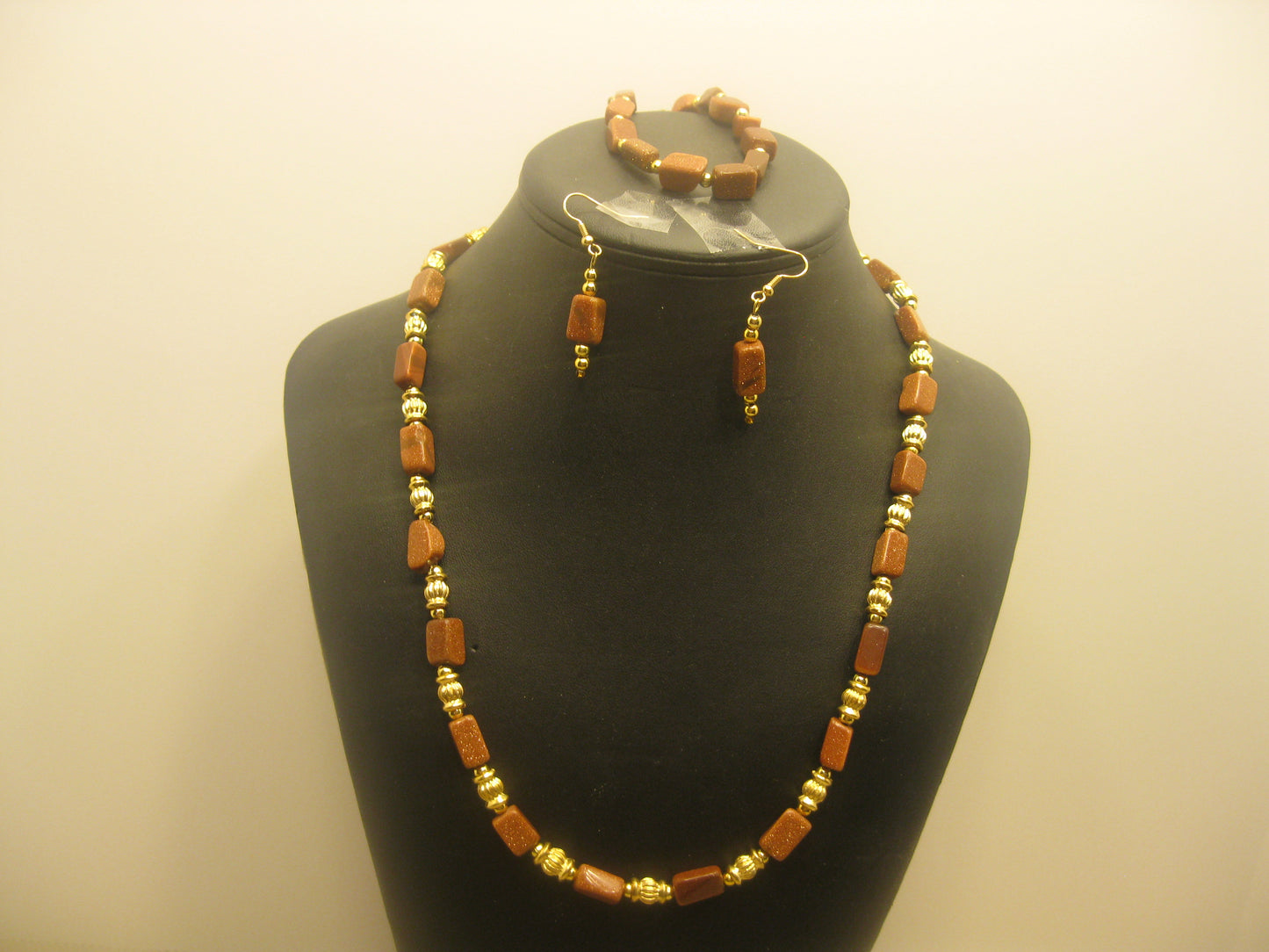 Earrings, Bracelet, and Necklace Set